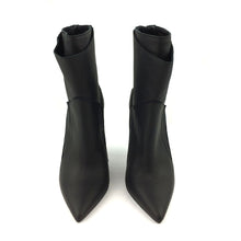 Rear Zipper High Heel Ankle Boot