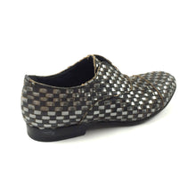 Silver / Charcoal Interlaced Loafer
