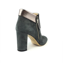 Suede Metal Ankle Boot